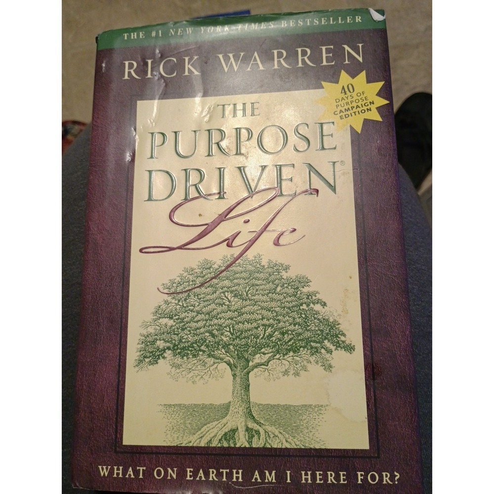 What on Earth Am I Here For? by Rick Warren 2002 Hardcover Christian Book